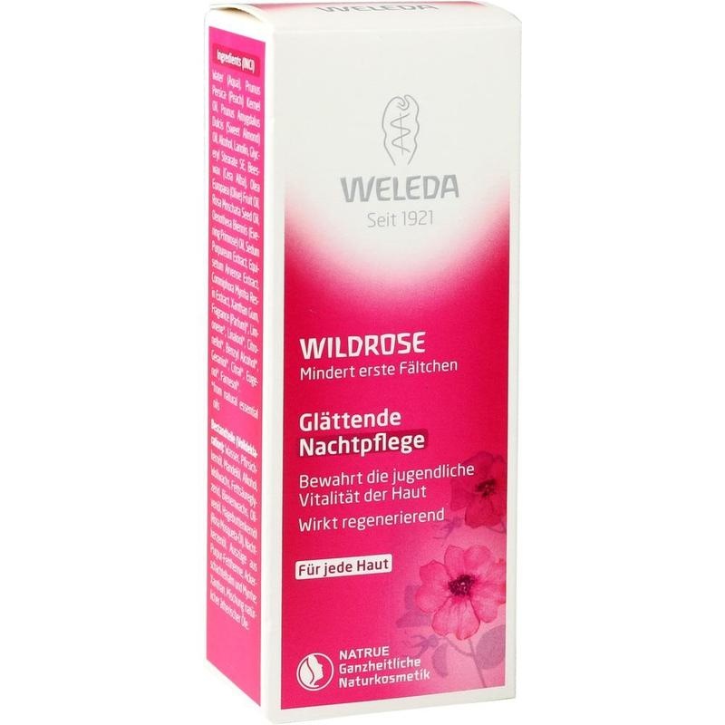 WELEDA Wildrose glättende Nachtpflege