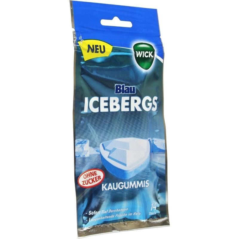 WICK BLAU Icebergs Kaugummi
