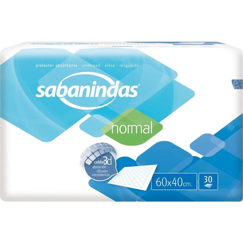 SABANINDAS normal Bettschutzeinlage 40x60 cm