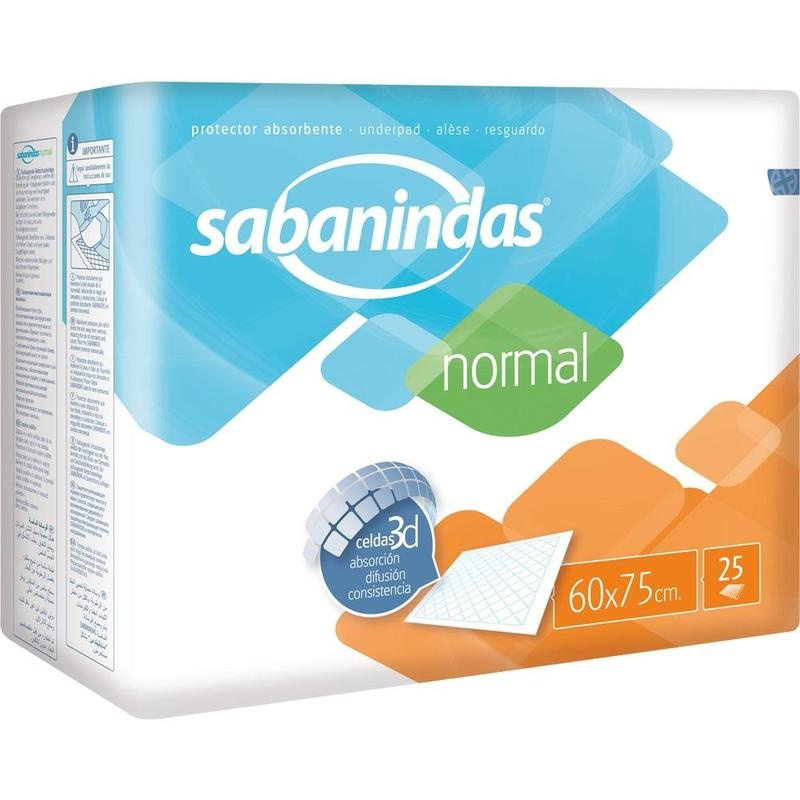 SABANINDAS normal Bettschutzeinlage 60x75 cm