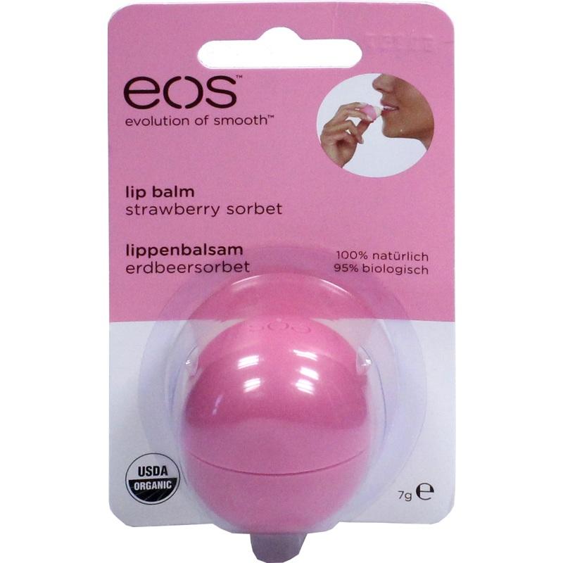 EOS Organic Lip Balm strawberry sorbet Shrink