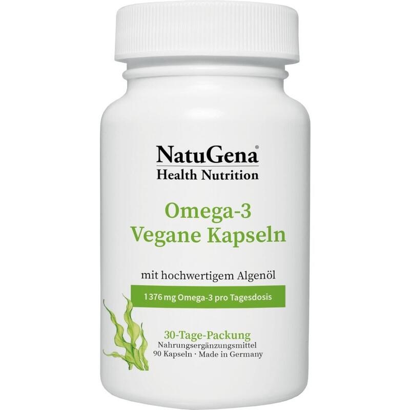 OMEGA-3 VEGAN 1376mg 751 DHA 375 EPA Algenöl Kaps.